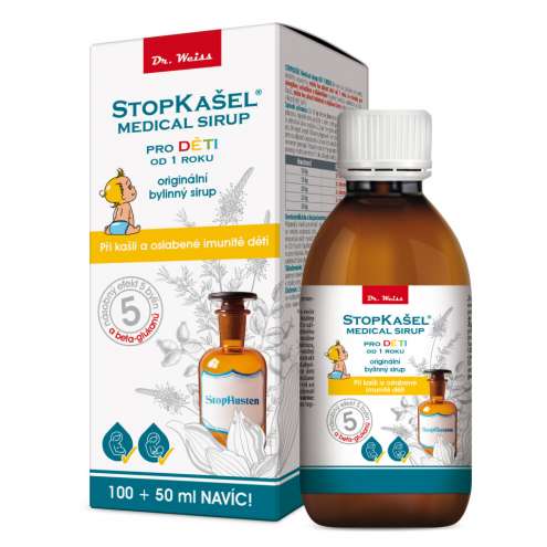 Dr. Weiss STOPKAŠEL sirup pro deti 100+50ml